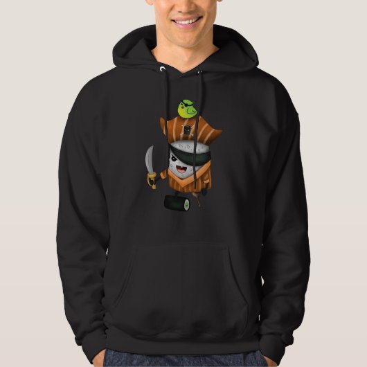 Veste À Capuche Sushi pirate (Devant)