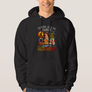 Veste À Capuche Suspendu avec mes gnomes Joyeux Hallothanksmas Gno