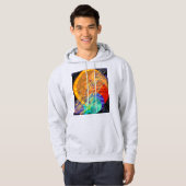 Veste À Capuche "Sweat à capuche Cosmic Space – Design Planètes et (Devant entier)