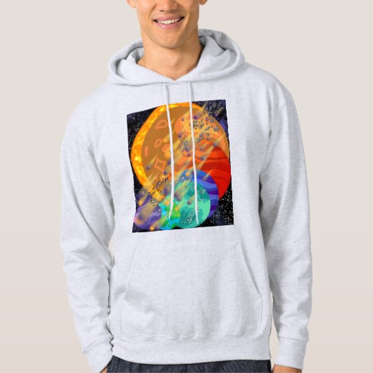 Veste À Capuche "Sweat à capuche Cosmic Space – Design Planètes et (Devant)