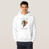 Veste À Capuche Sweat-shirt à capuche de base pour hommes motivati (Devant entier)