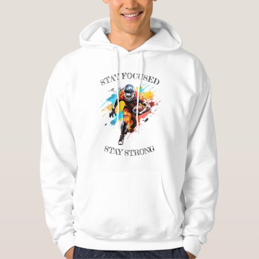 Veste À Capuche Sweat-shirt à capuche de base pour hommes motivati (Devant)