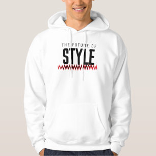 Veste À Capuche Sweat-shirt à capuche graphique blanc pour hommes