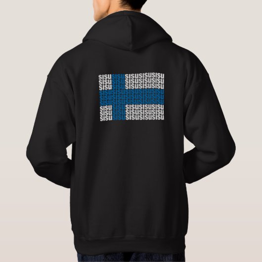 Veste À Capuche Sweat-shirt à capuche Sisu Back (Dos)