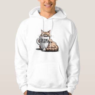 Veste À Capuche Sweat-shirt Caffeine d'abord pour les accros au ca