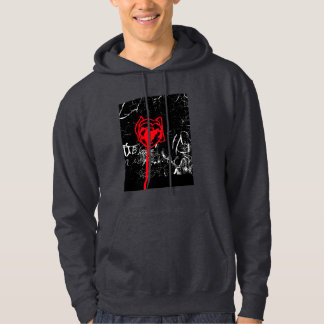 Veste À Capuche sweat-shirt noir inhabituel pour hommes