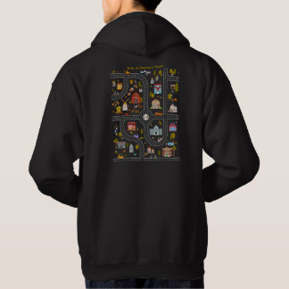 Veste À Capuche Sweat-shirt personnalisé "Faire rouler des voiture