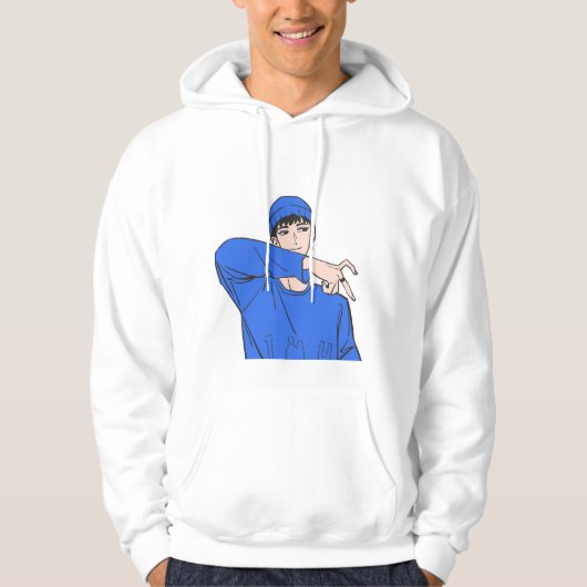 Veste À Capuche Sweat-shirt pour couples (Devant)