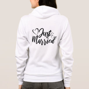Veste À Capuche Sweat-shirt Vient de se Marier