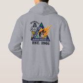 Veste À Capuche Sweatshirt 60e réunion Gris (Dos)