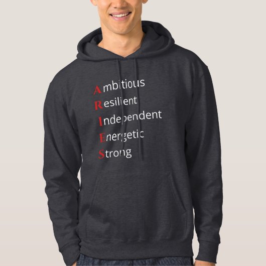 Veste À Capuche Sweatshirt à acronyme Bélier (Devant)
