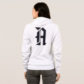 Veste À Capuche Sweatshirt à capuche à monogramme de mariée - Cade (Dos entier)