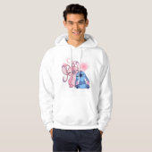 Veste À Capuche "Sweatshirt à capuche avec impression d'art unique (Devant entier)
