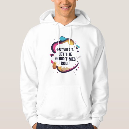 Veste À Capuche Sweatshirt à capuche basique pour hommes (Devant)