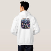 Veste À Capuche Sweatshirt à capuche blanc Astronaute Perdu dans l (Dos entier)