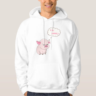 Veste À Capuche Sweatshirt à capuche drôle de cochon en colère mai