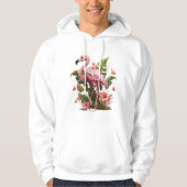 Veste À Capuche Sweatshirt à capuche Flamant Rose (Devant)