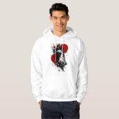 Veste À Capuche Sweatshirt à capuche Grunge Hourglass (Devant entier)