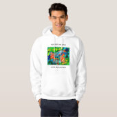 Veste À Capuche Sweatshirt à capuche Koi Love (Devant entier)