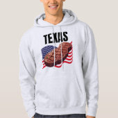 Veste À Capuche Sweatshirt à capuche masculin du Texas (Devant)
