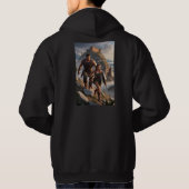 Veste À Capuche Sweatshirt à capuche parfumé du guerrier (Dos)