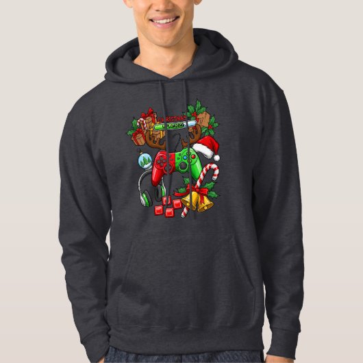 Veste À Capuche Sweatshirt à capuche pour adultes de Noël (Devant)