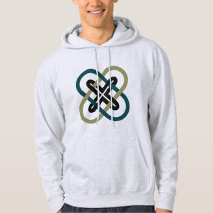 Veste À Capuche Sweatshirt à capuche pour hommes à X entrelacés