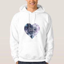 Sweatshirt à capuche pour hommes de l’Amour cosmiq