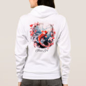 Veste À Capuche Sweatshirt à capuche zippé pour femme (Dos)
