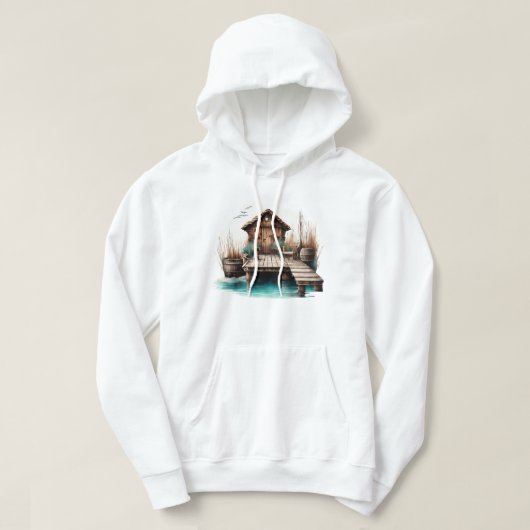 Veste À Capuche Sweatshirt à capuchon à quai (Design devant)