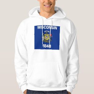 Veste À Capuche Sweatshirt à capuchon avec drapeau américain