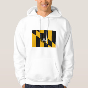 Veste À Capuche Sweatshirt à capuchon avec drapeau de Baltimore, M
