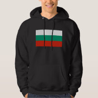 Sweatshirt à capuchon avec drapeau de Bulgarie