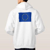 Veste À Capuche Sweatshirt à capuchon avec drapeau de l'Union euro (Dos)
