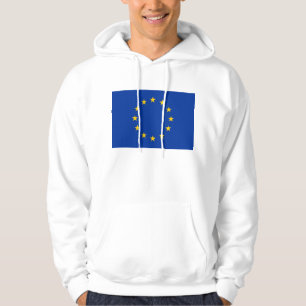 Veste À Capuche Sweatshirt à capuchon avec drapeau de l'Union euro