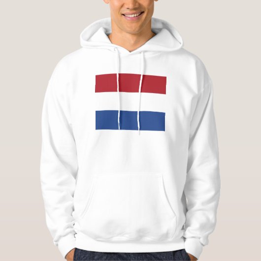 Veste À Capuche Sweatshirt à capuchon avec drapeau de Pays-Bas (Devant)