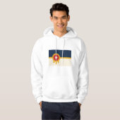 Veste À Capuche Sweatshirt à capuchon avec drapeau de Tulsa, Oklah (Devant entier)