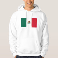 Sweatshirt à capuchon avec drapeau du Mexique