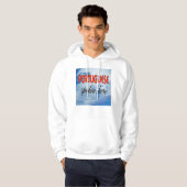 Veste À Capuche Sweatshirt à capuchon, blanc (Devant entier)