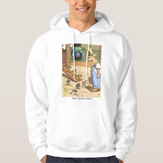 Veste À Capuche Sweatshirt à capuchon blanc (Devant)