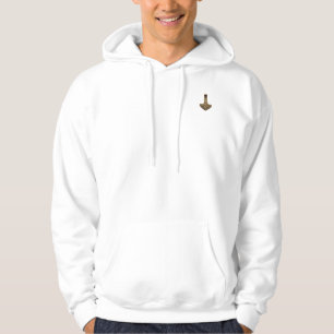 Veste À Capuche Sweatshirt à capuchon blanc Gold Thor Hammer