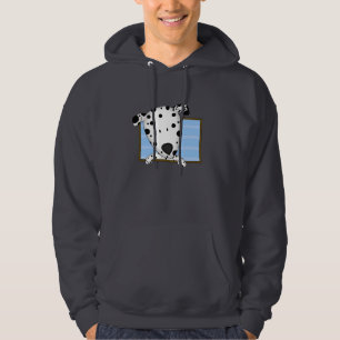 Veste À Capuche Sweatshirt à capuchon dalmatien encadré de bande