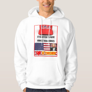 Veste À Capuche Sweatshirt à capuchon de base des hommes de Trump