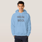 Veste À Capuche Sweatshirt à capuchon de base masculin de Hakuna M (Devant entier)