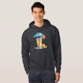 Veste À Capuche Sweatshirt à capuchon de boisson tropicale (Devant entier)