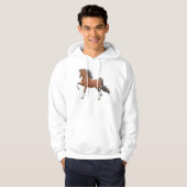 Veste À Capuche Sweatshirt à capuchon de cheval de Saddlebred (Devant entier)