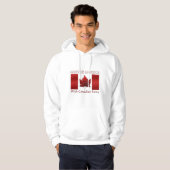 Veste À Capuche Sweatshirt à capuchon de drapeau du Canada de (Devant entier)