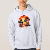 Veste À Capuche Sweatshirt à capuchon de l'île tropicale (Devant)