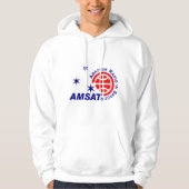 Veste À Capuche Sweatshirt à capuchon de logo d'AMSAT (Devant)