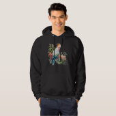 Veste À Capuche Sweatshirt à capuchon de perroquet (Devant entier)